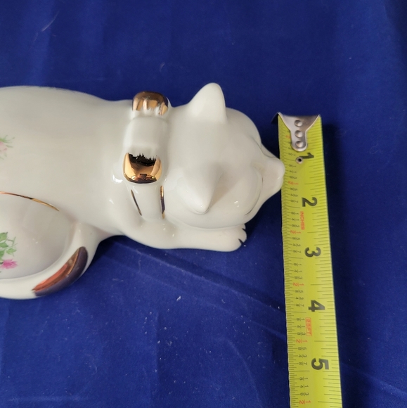 Formalities By Baum Bros. Sleeping Porcelain Cat Roses Unisex🌊🌟BUNDLE AND SAVE - Picture 15 of 16